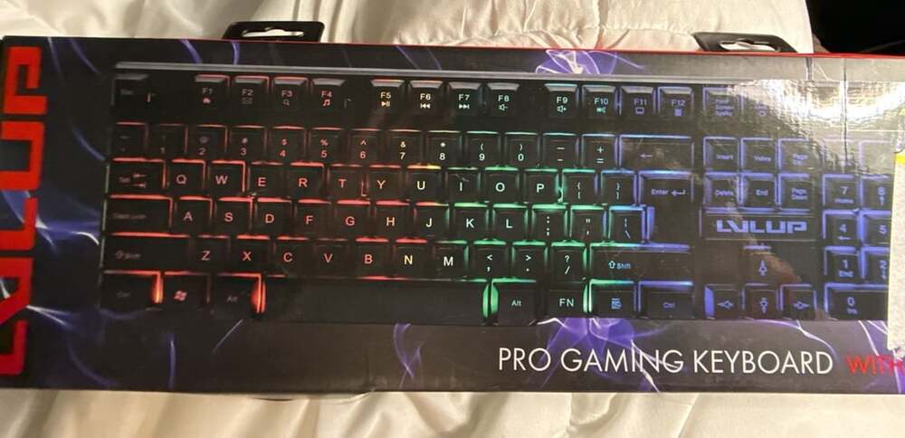 LVLUP Pro Gaming Keyboard with LED Keys